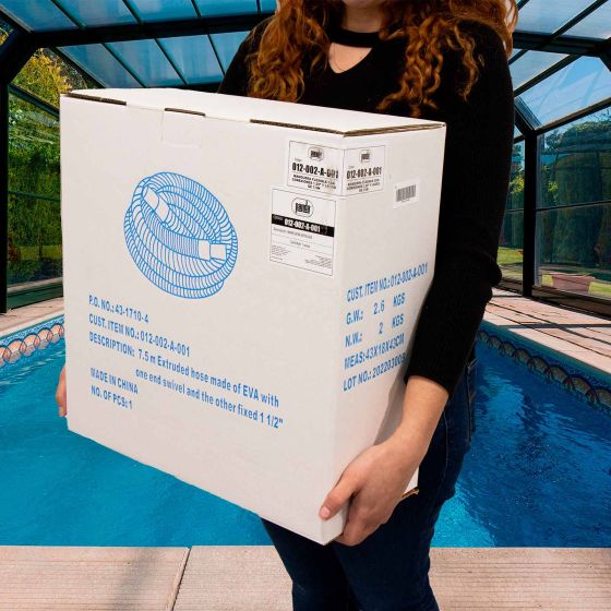 MANGUERA FLEXIBLE PARA PISCINA 7.5 MTS PANDA