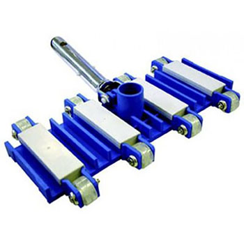 BARREDORA 8 RUEDAS FLEXIBLE MANGO DE ALUMINIO POOL STYLE