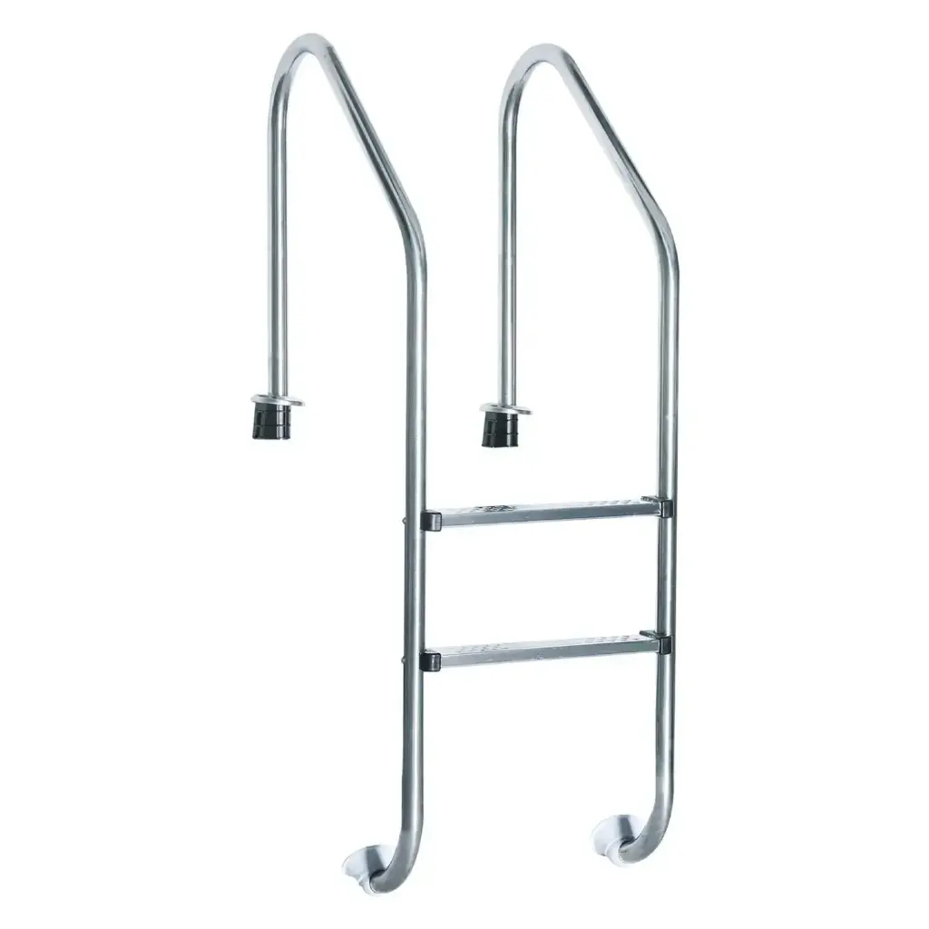 ESCALERA ESTANDAR ACERO INOXIDABLE 2 PELDAÑOS MARCA PANDA