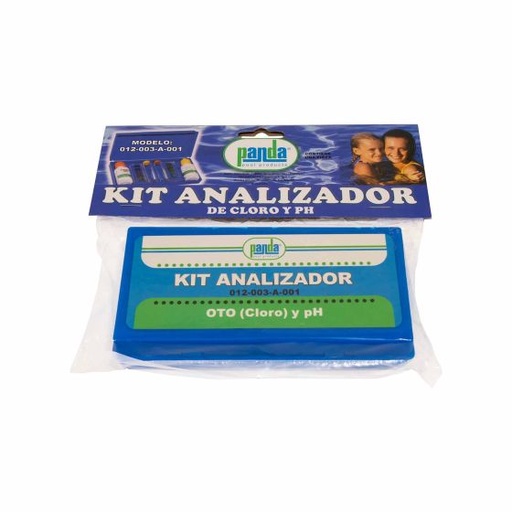 [012-003-A-001] KIT ANALIZADOR DE CLORO Y PH PANDA