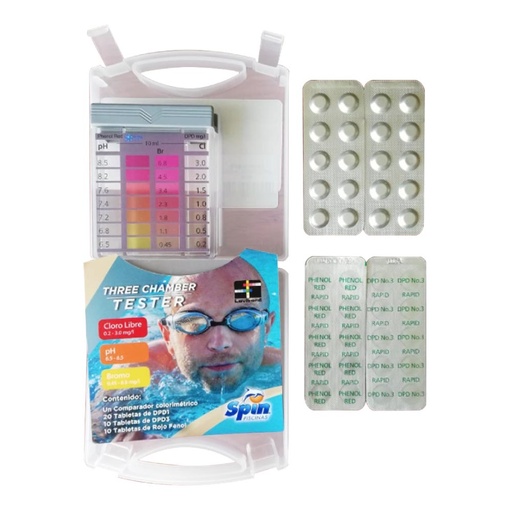 [17LV-910-CLPHRG] COMPARADOR DE CLORO Y PH THREE CHAMBER