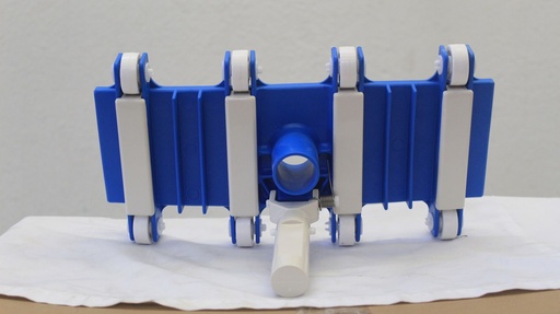 [R201388] BARREDORA 8 RUEDAS FLEXIBLE 14" PENTAIR MOD 203