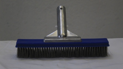 [8501911190315] CEPILLO CERDAS ACERO INOXIDABLE 10"  RECTO INTER WATER