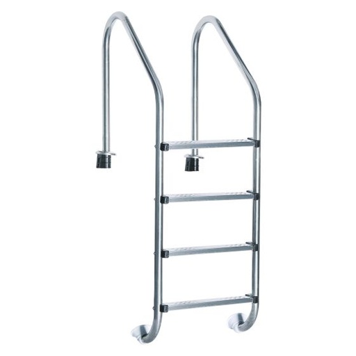 [PA-ESC-STD1-4P] ESCALERA ACERO INOXIDABLE 4 PELDAÑOS PANDA